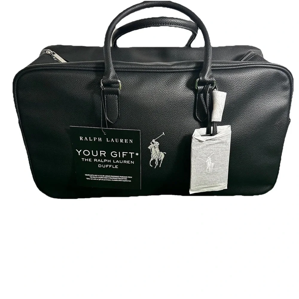 Polo by Ralph Lauren Black Duffel Bag